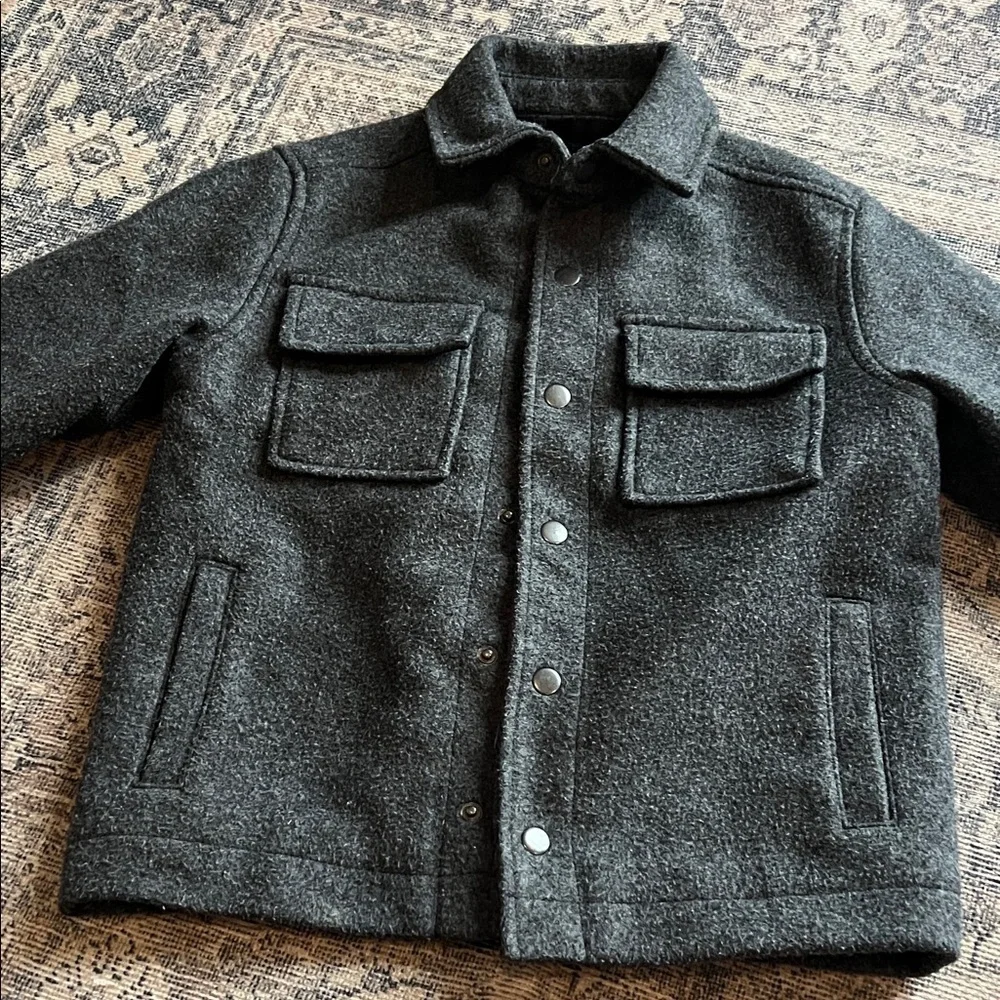 Old‎ Navy Black Textured Jacket